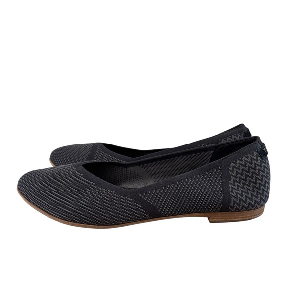 Toms Navy Blue Jutti Neat Loafer Flat 11 - Picture 3 of 9